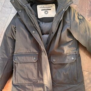 Toboggan Black Winter Coat S